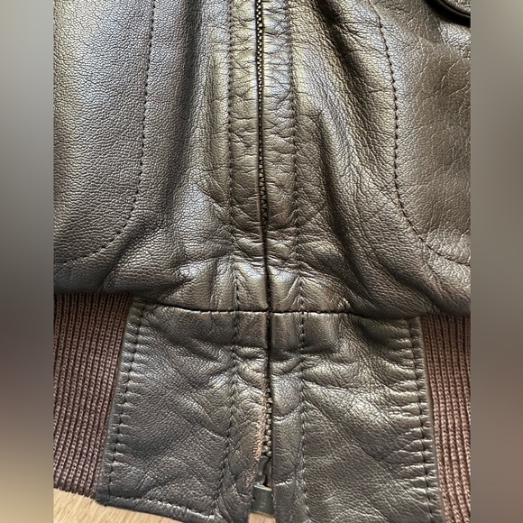 L.L. Bean Jackets & Coats Vintage Ll Bean Leather Bomber Jacket